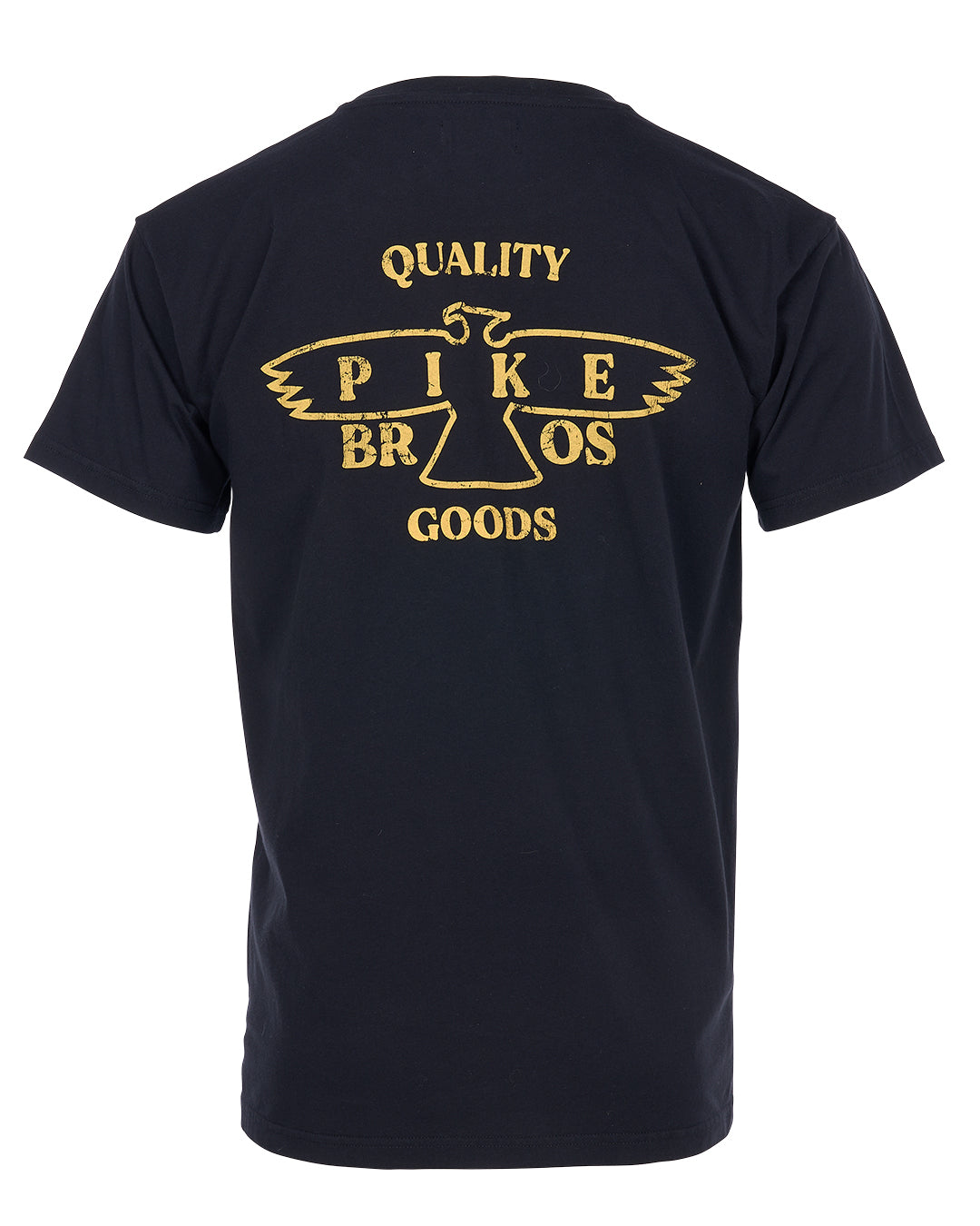 Pike Brothers 1969 Sports Men's T'Shirt Eagle - Black - Salt Flats Clothing