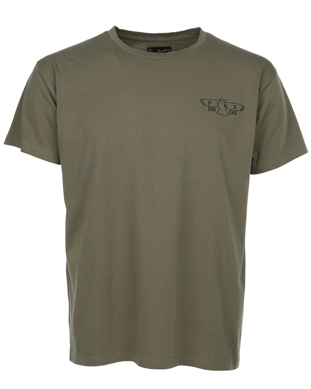 Pike Brothers 1969 Sports Men's T'Shirt Eagle - Olive - Salt Flats Clothing