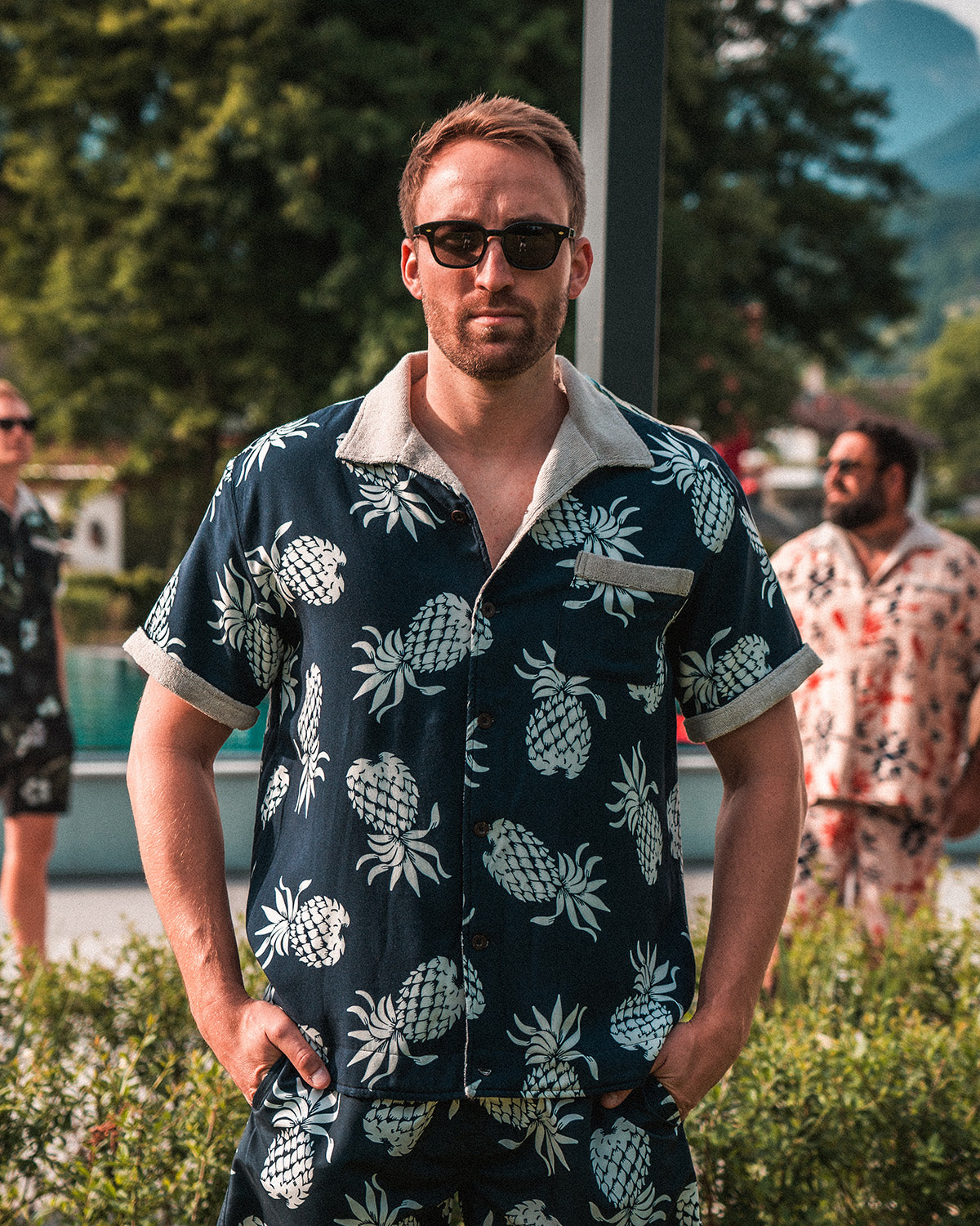 Pike Brothers 1961 Cabana Shirt - Entrega Blue - Salt Flats Clothing