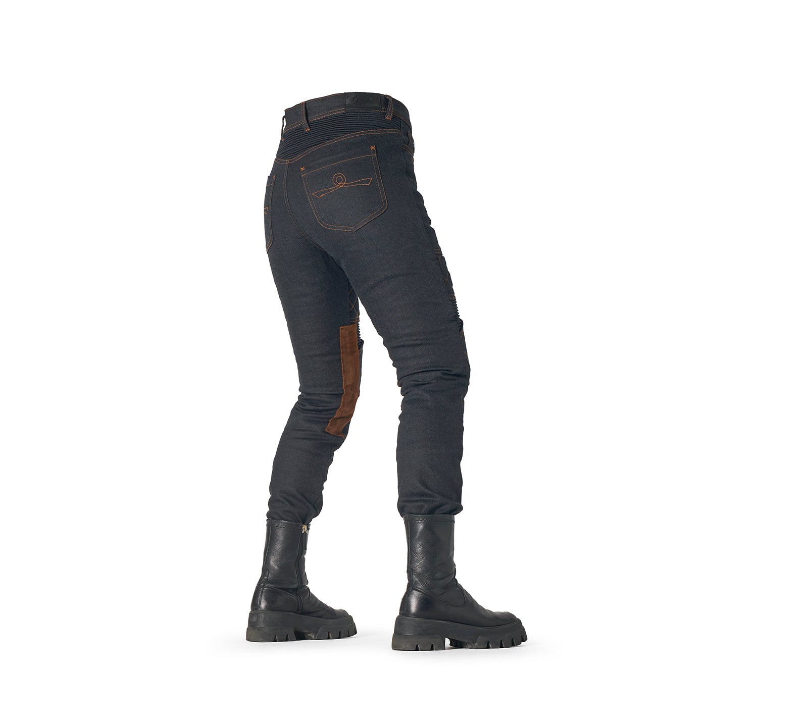 Fuel Motorcycles Sergeant 2 Ladies Trousers - Waxed Denim - Salt Flats Clothing