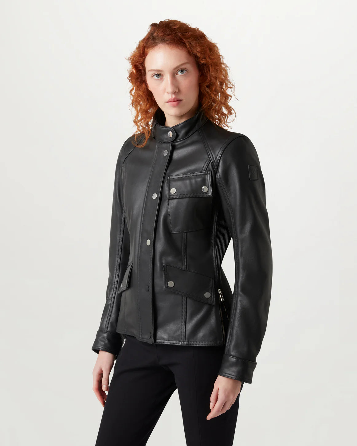 Belstaff Penrith Ladies Leather Jacket - Black - Salt Flats Clothing