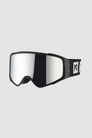 Pando Moto Goggles - Silver Mirror + Clear - Salt Flats Clothing