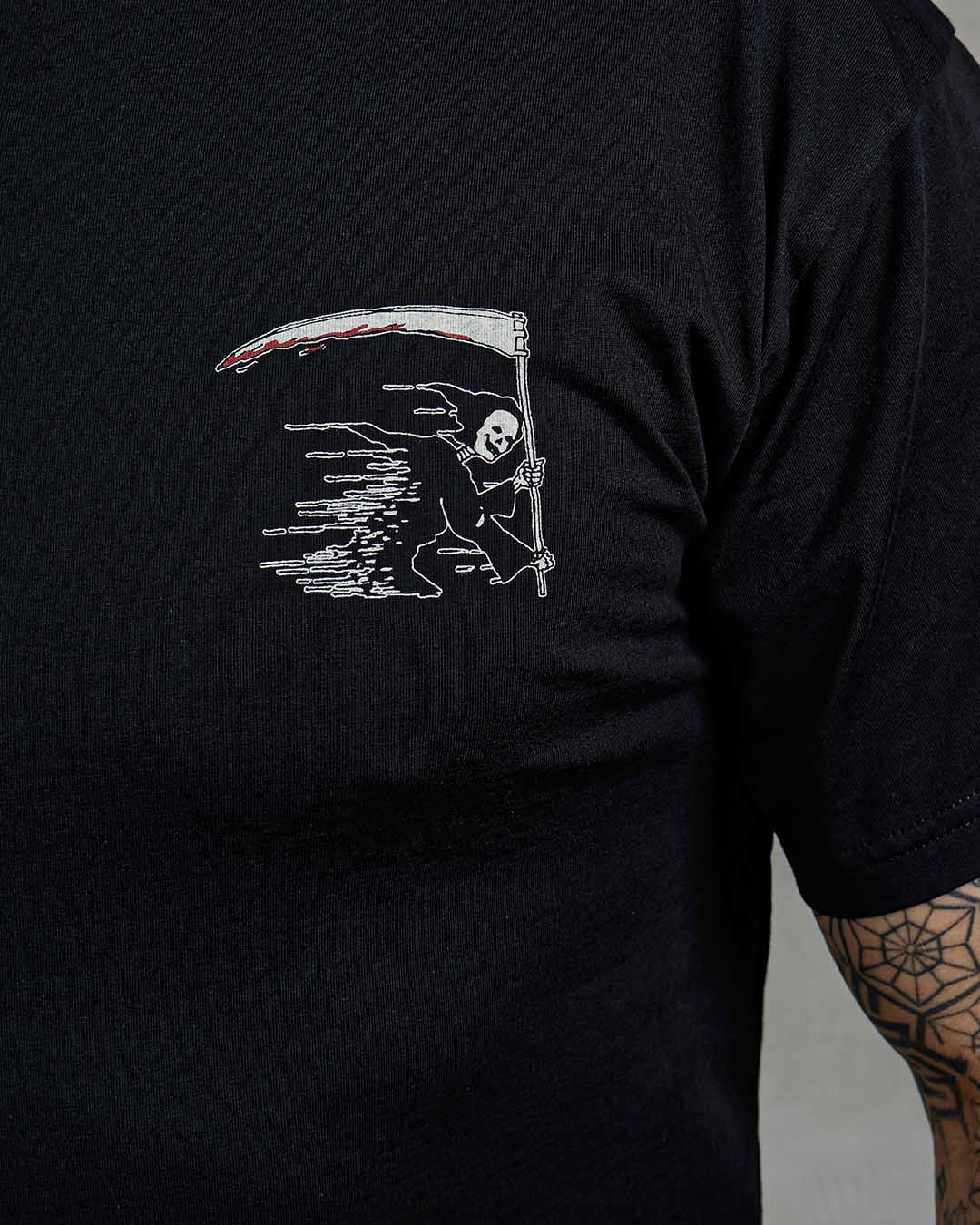 Pike Brothers 1969 Sports Grim Reaper Men's T'Shirt - Black - Salt Flats Clothing