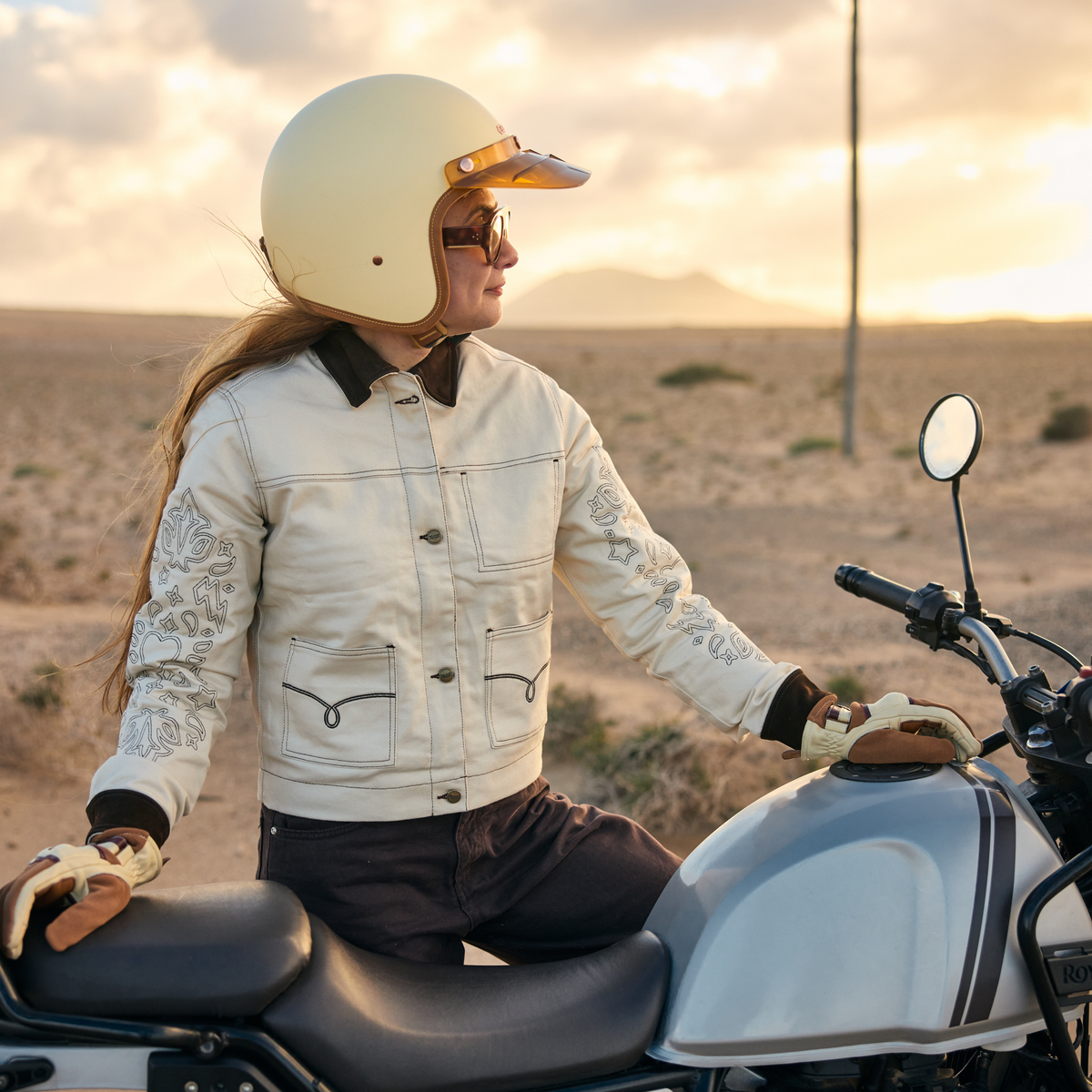 Wildust Sisters Pioneer Ladies Jacket - Wild Kraft White - Salt Flats Clothing