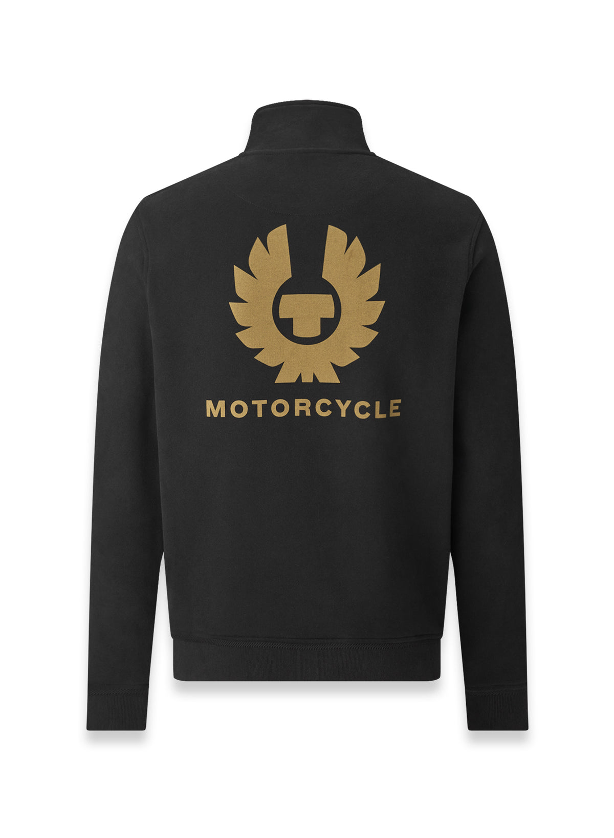 Belstaff Motorcycle Men's Quarter Zip Jersey - Black - Salt Flats Clothing