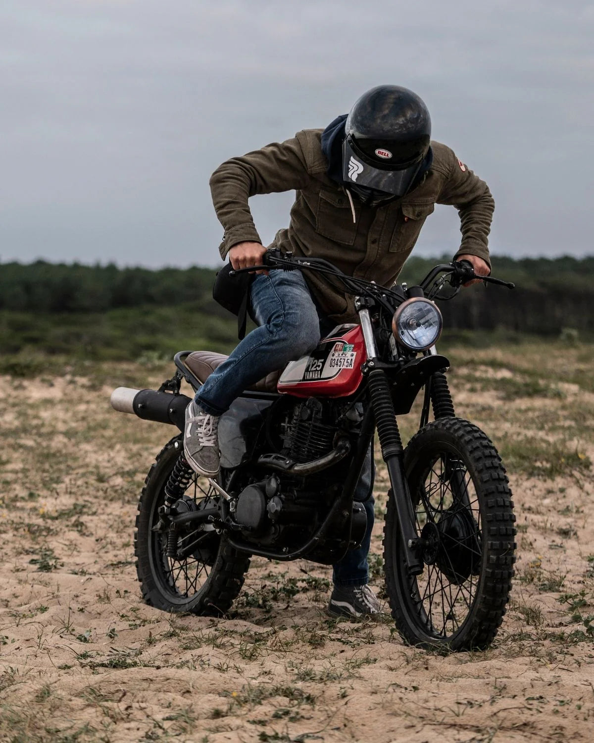 Riding Culture Tapered Slim Men's Motorcycle Jeans - Light Blue - Salt Flats Clothing