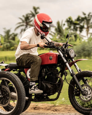 Riding Culture Men's Cargo Motorcycle Trousers - Olive - Salt Flats Clothing