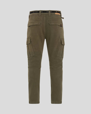 Riding Culture Men's Cargo Motorcycle Trousers - Olive - Salt Flats Clothing