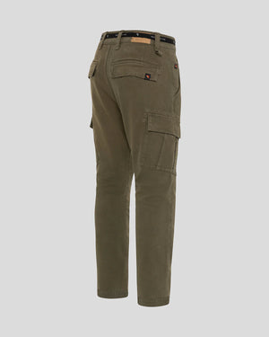 Riding Culture Men's Cargo Motorcycle Trousers - Olive - Salt Flats Clothing
