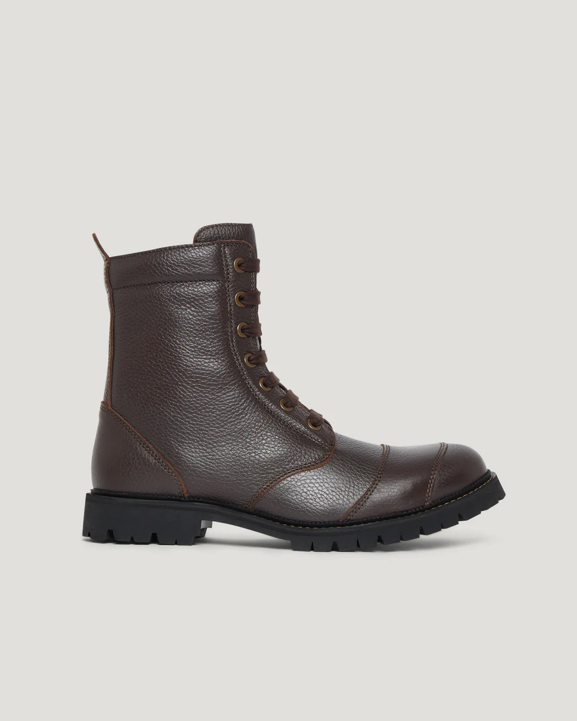 Belstaff Resolve Motorcycle Boots - Brown - Salt Flats Clothing