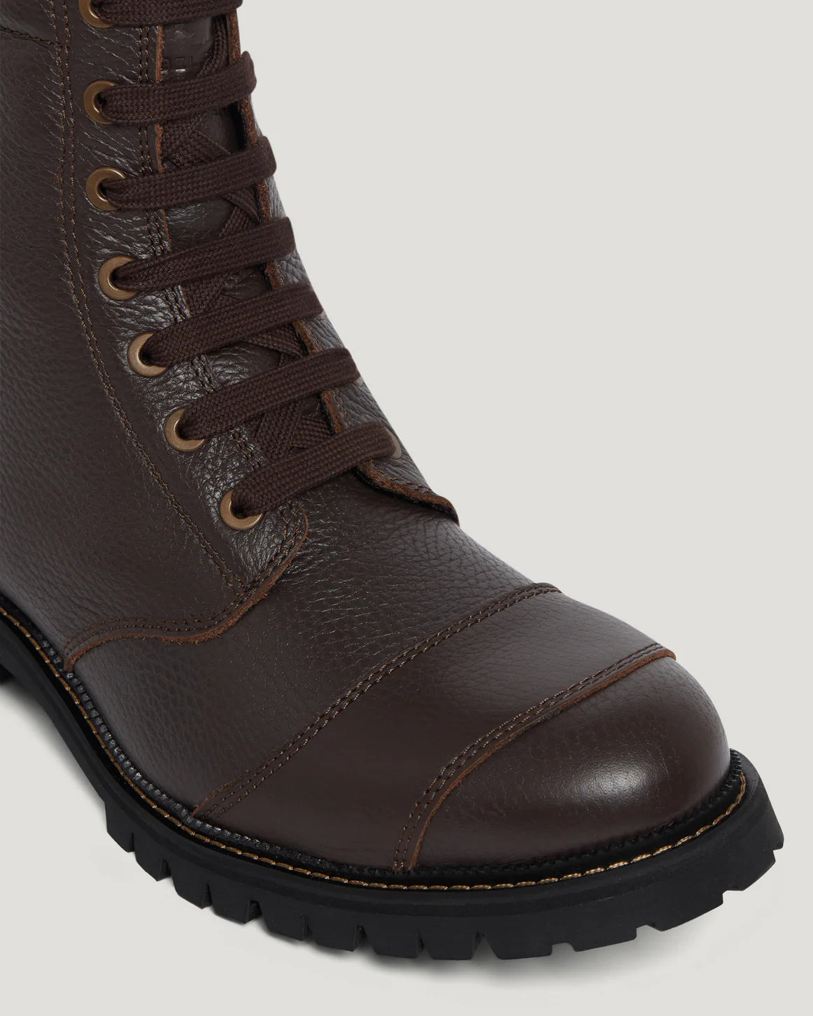 Belstaff Resolve Motorcycle Boots - Brown - Salt Flats Clothing