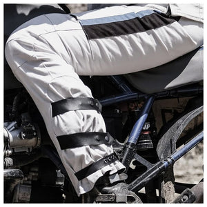 Fuel Motorcycles Rally Raid Trouser - White - Salt Flats Clothing