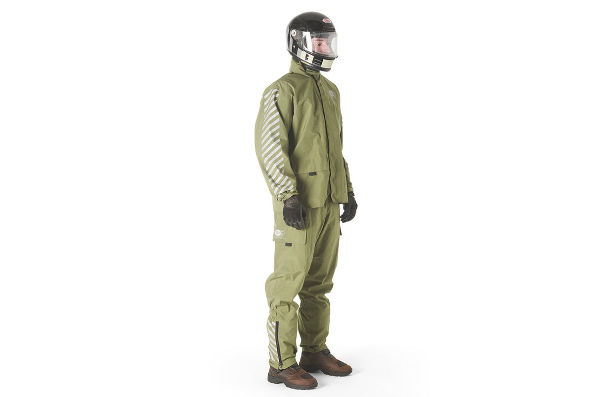 Fuel Motorcycles Rainer Rain Suit - Army - Salt Flats Clothing