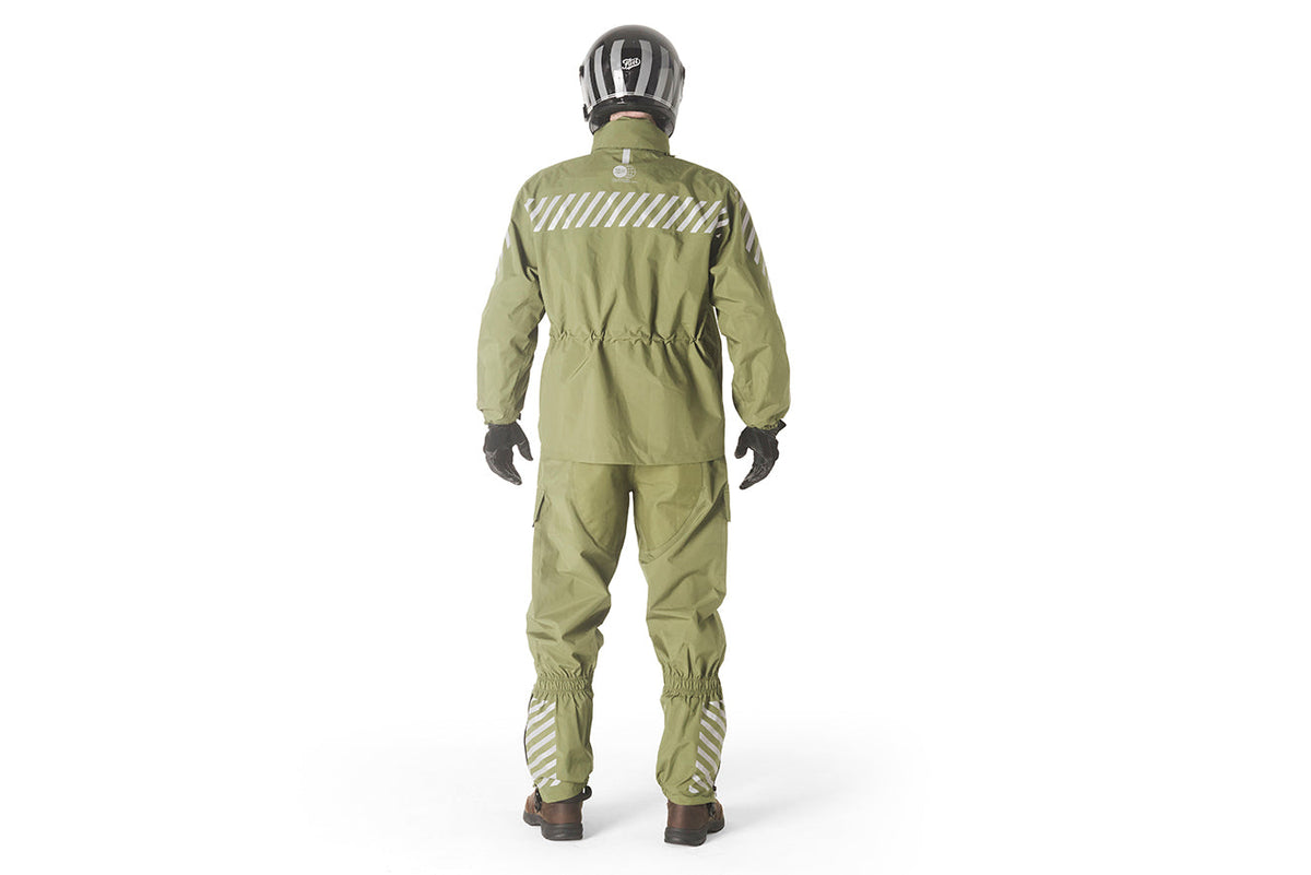Fuel Motorcycles Rainer Rain Suit - Army - Salt Flats Clothing