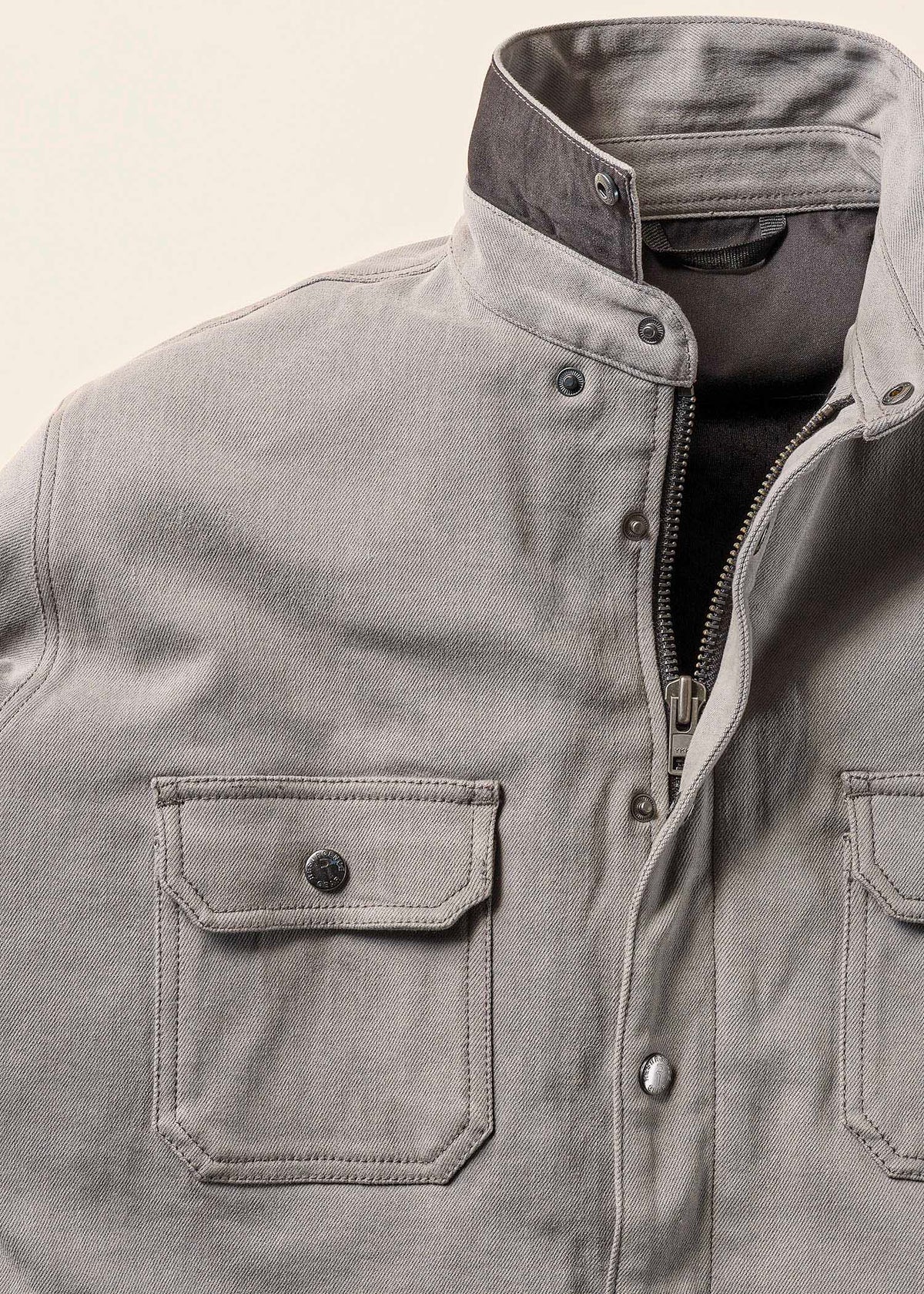 Resurgence Gear Kingston AAA Men's Motorcycle Riding  Shirt - Charcoal