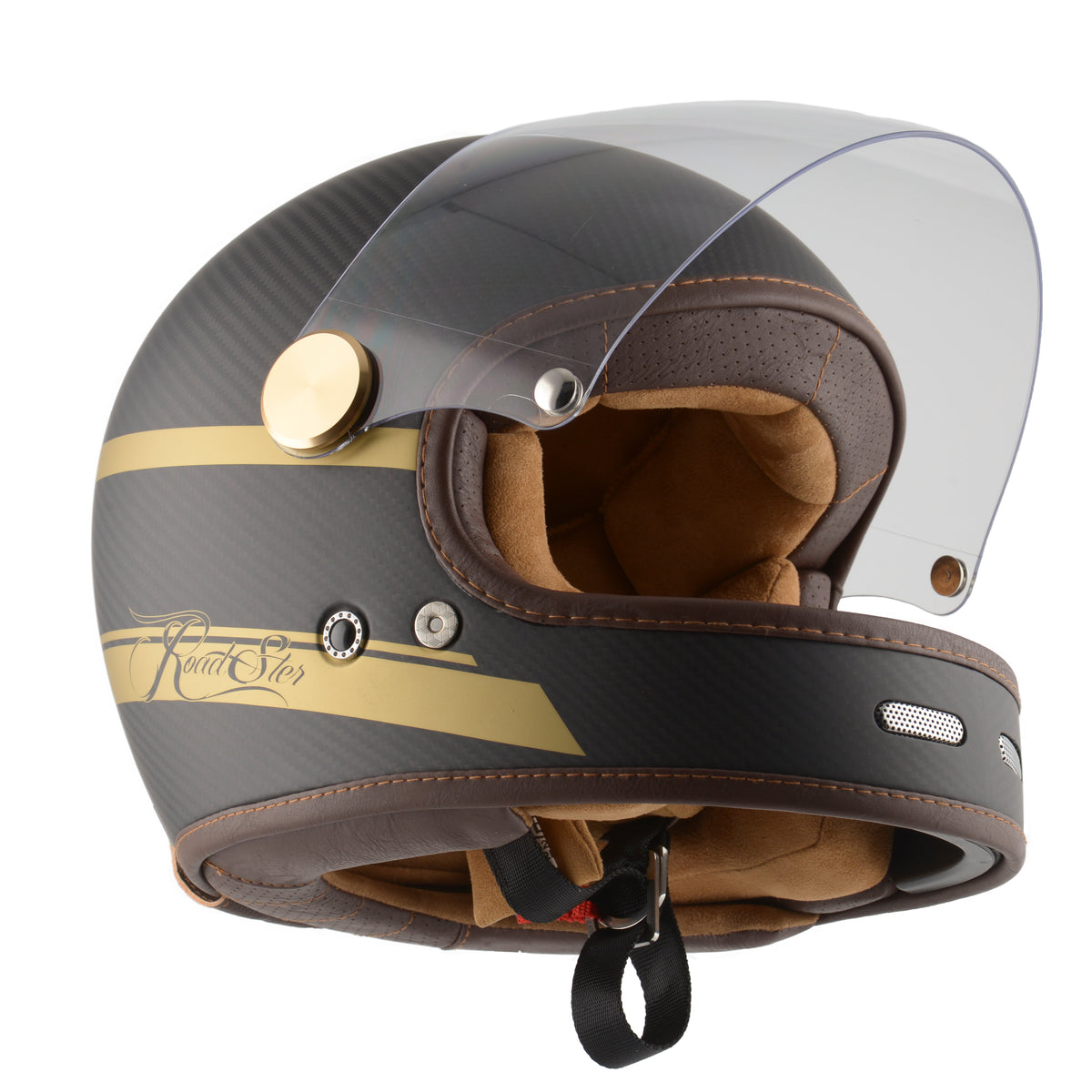 ByCity Roadster Carbon II Gold Strike Helmet Black R22.06 - Salt Flats Clothing