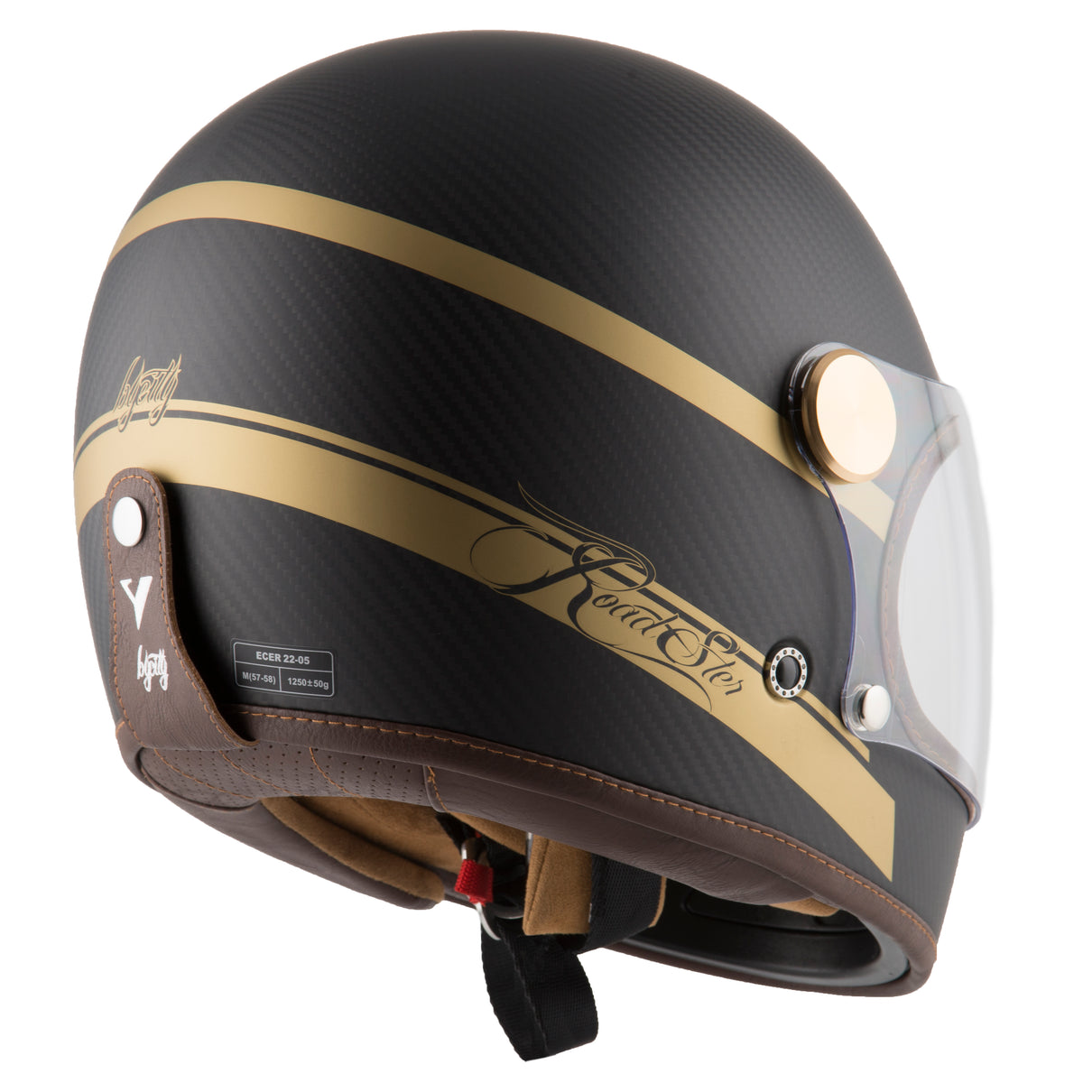 ByCity Roadster Carbon II Gold Strike Helmet Black R22.06 - Salt Flats Clothing