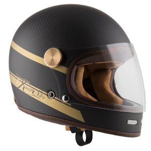 ByCity Roadster Carbon II Gold Strike Helmet Black R22.06 - Salt Flats Clothing
