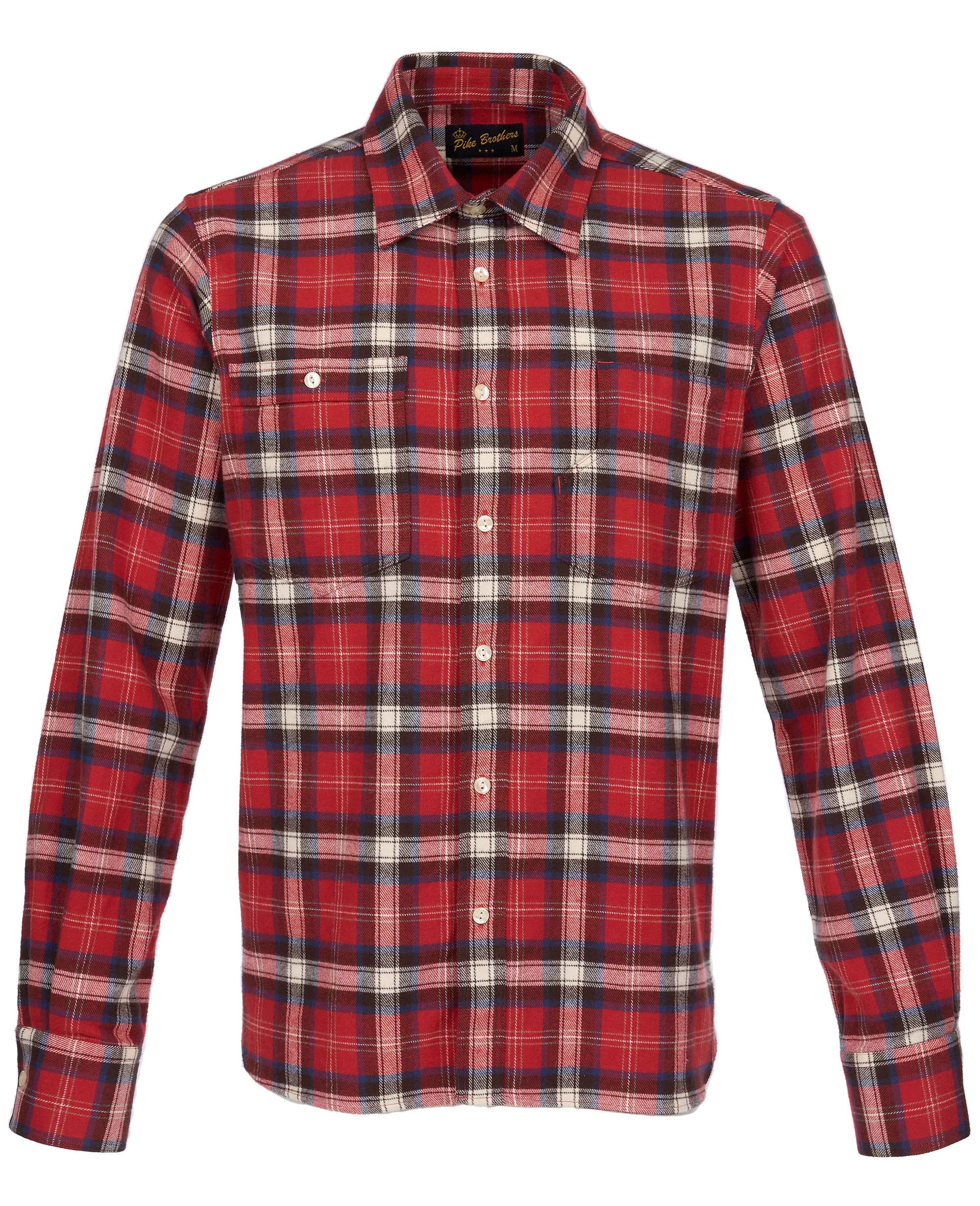 Pike Brothers 1937 Roamer Shirt - Red Flannel - Salt Flats Clothing