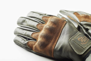 Fuel Motorcycles Gloves Rodeo - Olive - Salt Flats Clothing