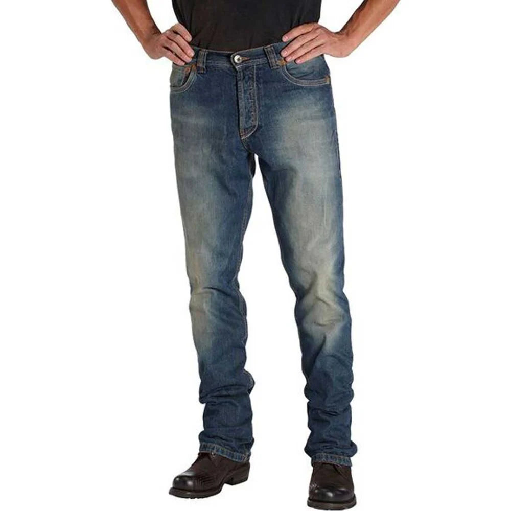 Rokker Original Men's Motorcycle Jeans - Stonewashed - Salt Flats Clothing