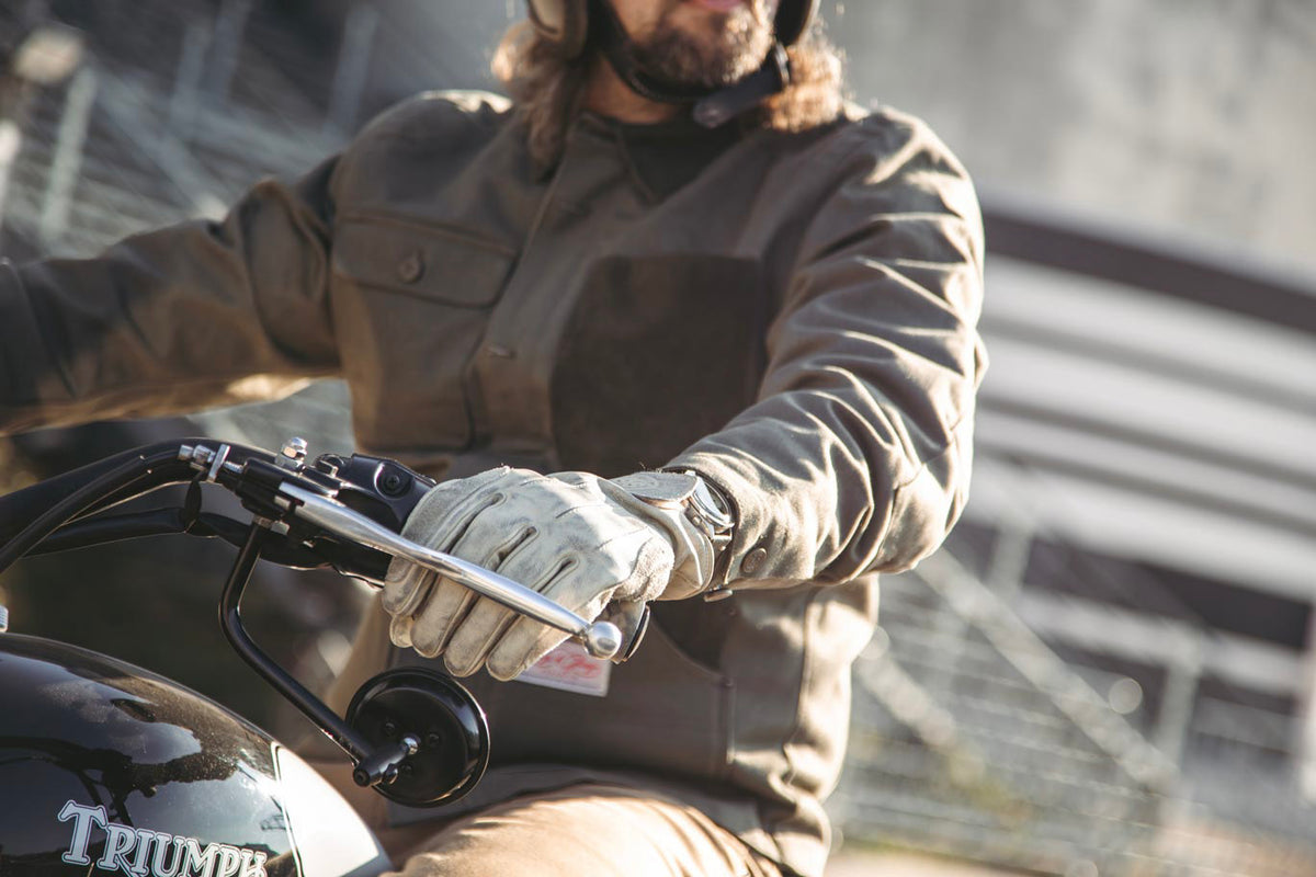 Age of Glory Rover Men's CE Gloves - Aged White - Salt Flats Clothing