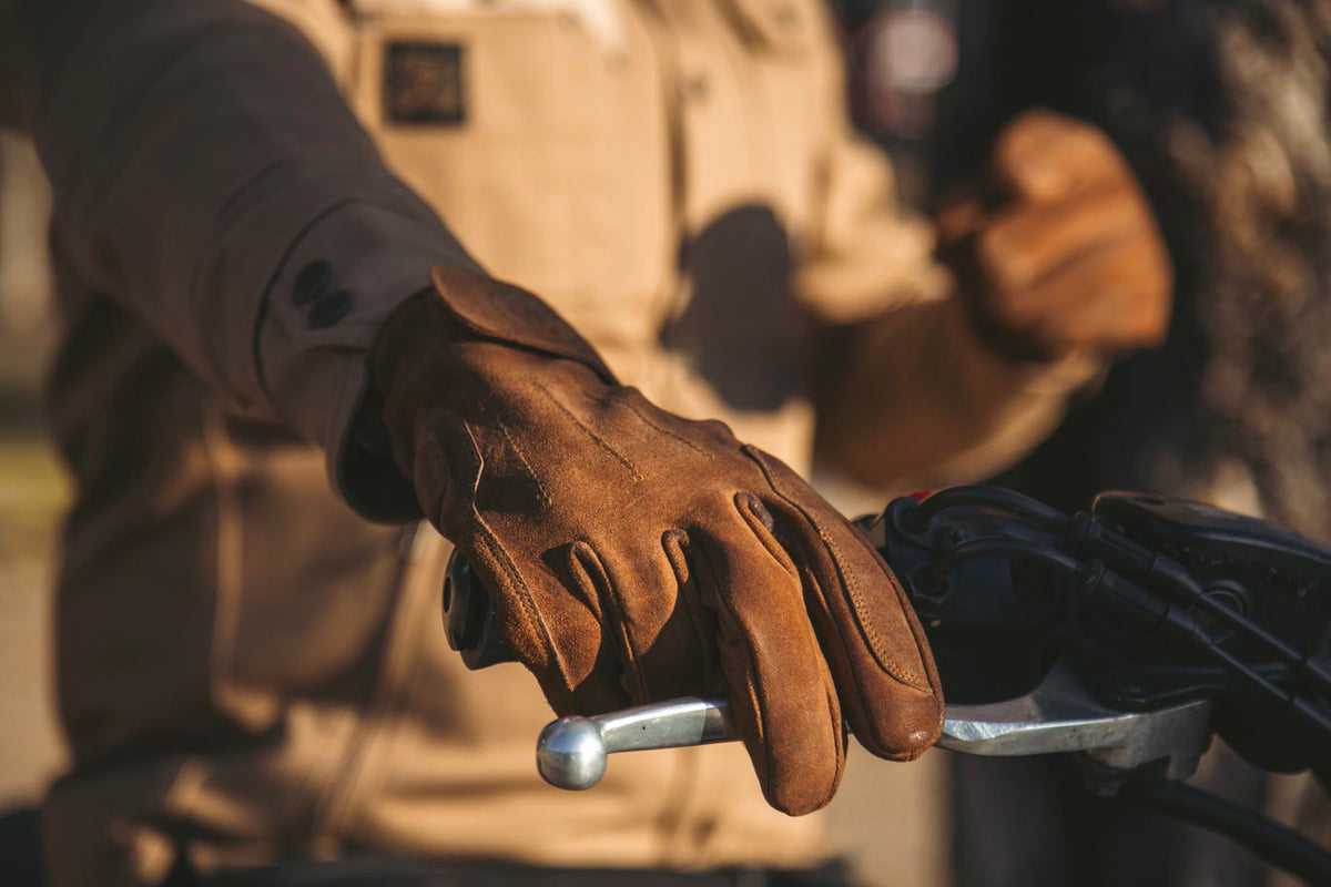 Age of Glory Rover Men's CE Gloves - Caramel Suede - Salt Flats Clothing