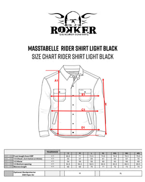 Rokker Rider Shirt - Light Black - Salt Flats Clothing