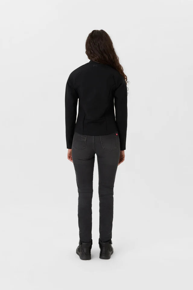 Pando Moto Stealth AAA Ladies Jacket - Black - Salt Flats Clothing