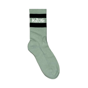 Kytone Stamp Green Socks - Salt Flats Clothing