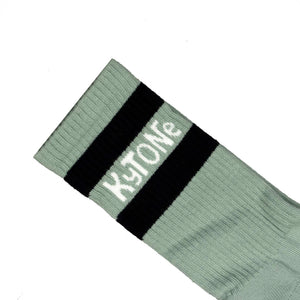 Kytone Stamp Green Socks - Salt Flats Clothing