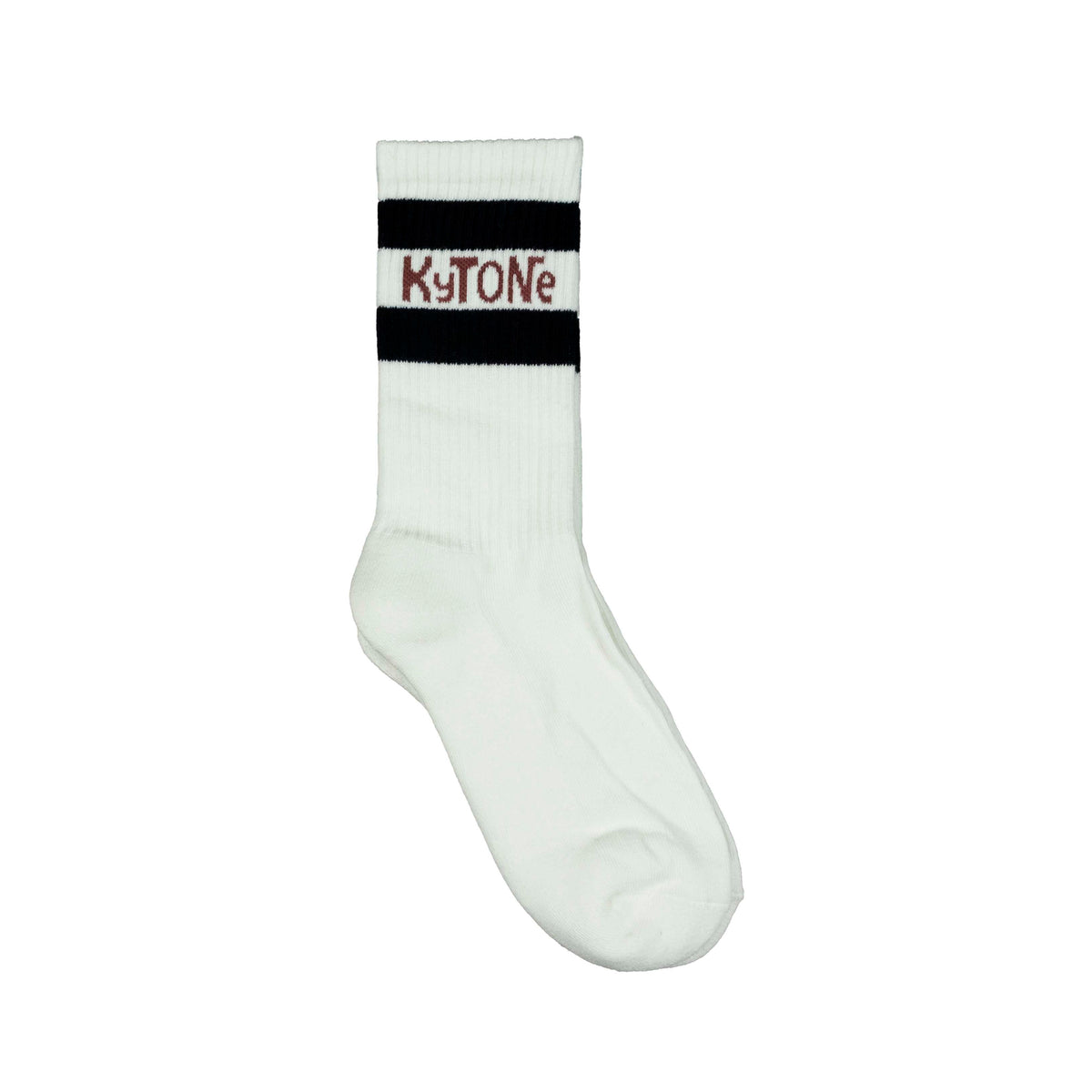 Kytone Stamp White Socks - Salt Flats Clothing