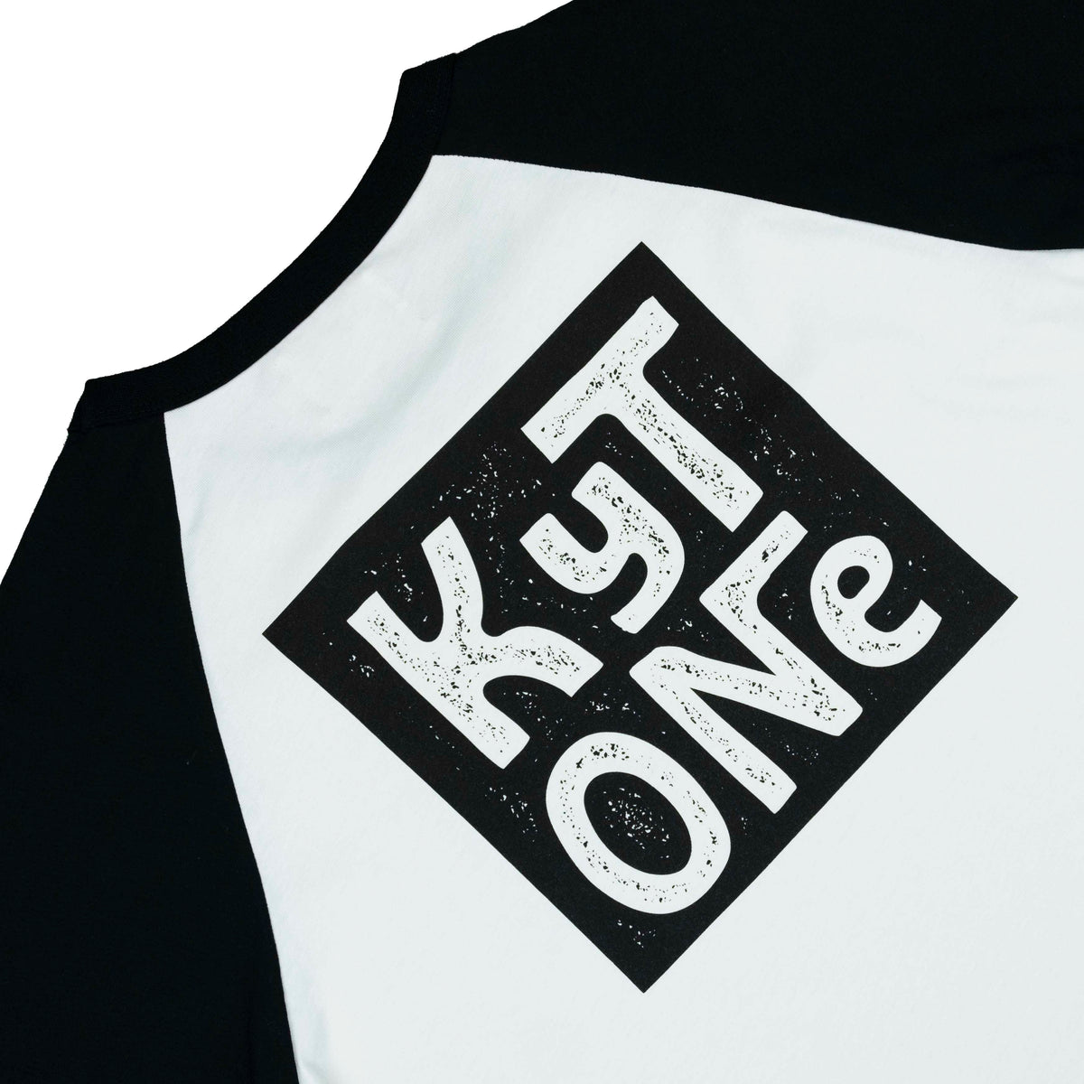 Kytone Stamp White/Black LS T'Shirt - Salt Flats Clothing