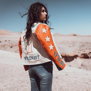 Wildust Sisters Stars & Stripes Brick Leather Jacket - Salt Flats Clothing