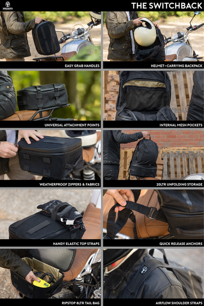 Wentworth SwitchBack Tail Pack - Black - Salt Flats Clothing