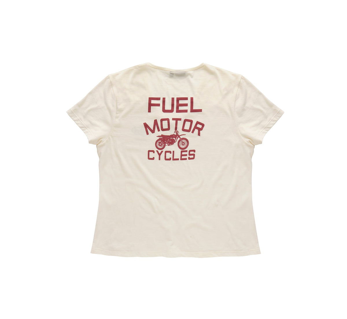 Fuel Motorcycles Angie Ladies T'Shirt - Cream - Salt Flats Clothing