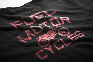 Fuel Motorcycles Angie Ladies T'Shirt - Black - Salts Flats Clothing