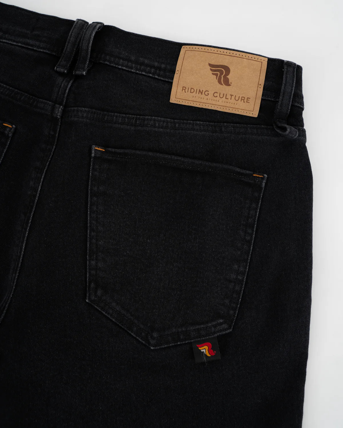Riding Culture Tapered Slim Men's Motorcycle Jeans - Black - Salt Flats Clothing