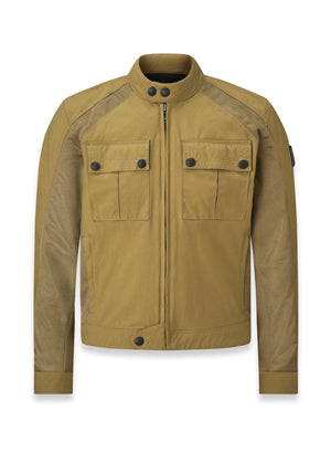 Belstaff Temple Men's Textile Jacket Tech Nylon - Olive - Salt Flats Clothing