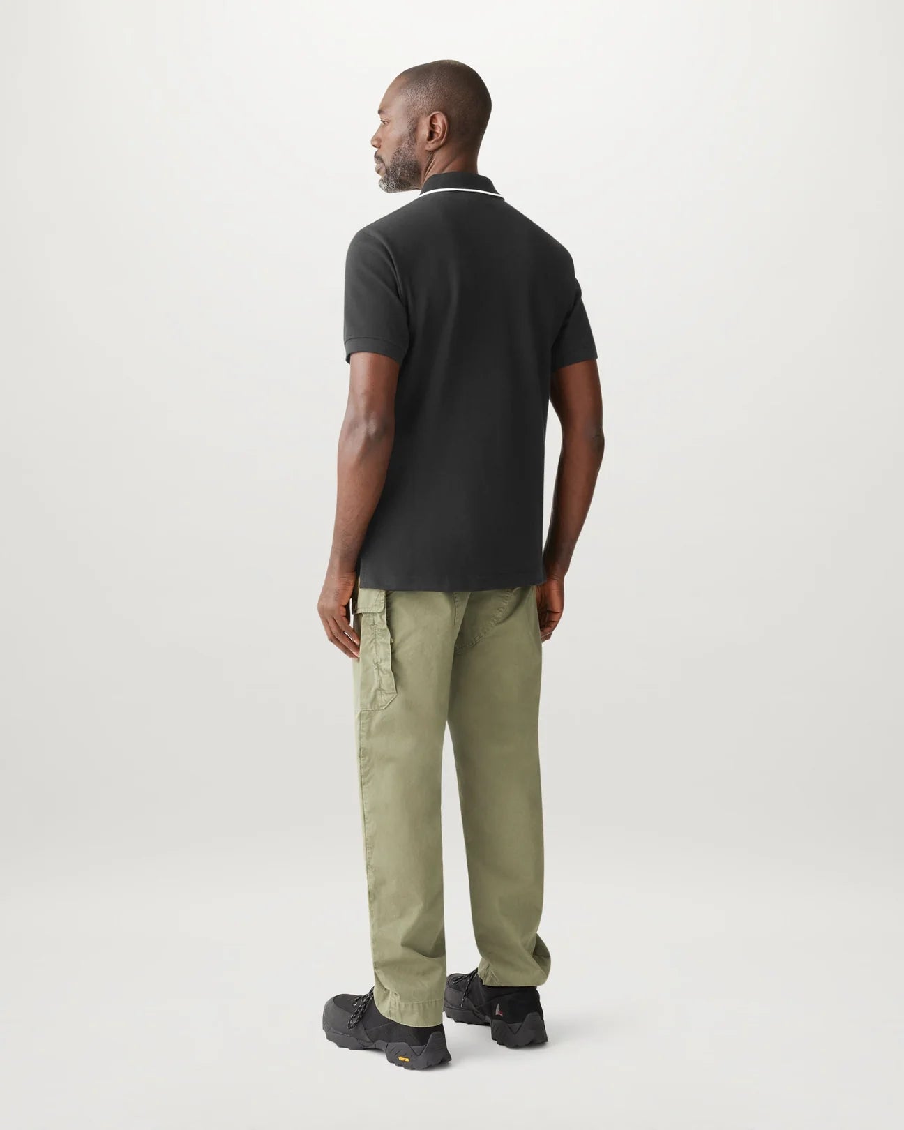 Belstaff Tipped Men's Polo T'Shirt - Black - Salt Flats Clothing