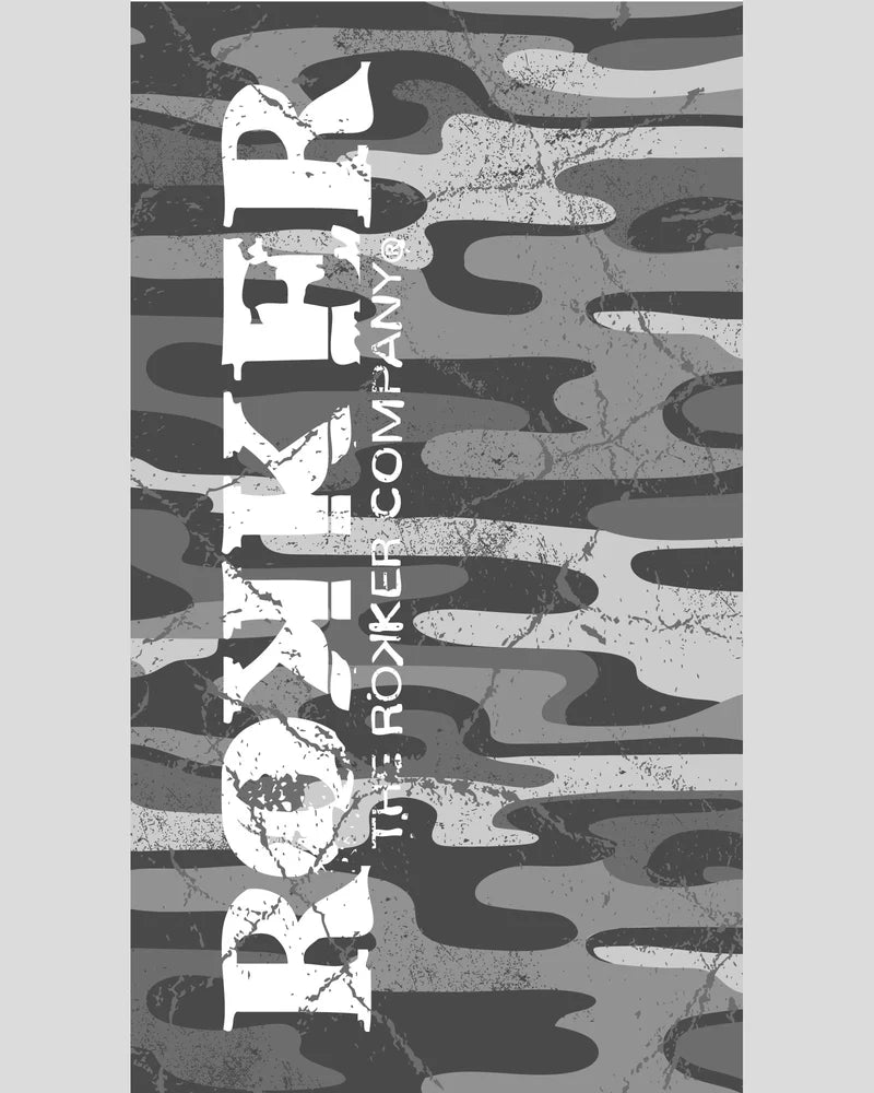 Rokker Neckwarmer Camouflage - Grey