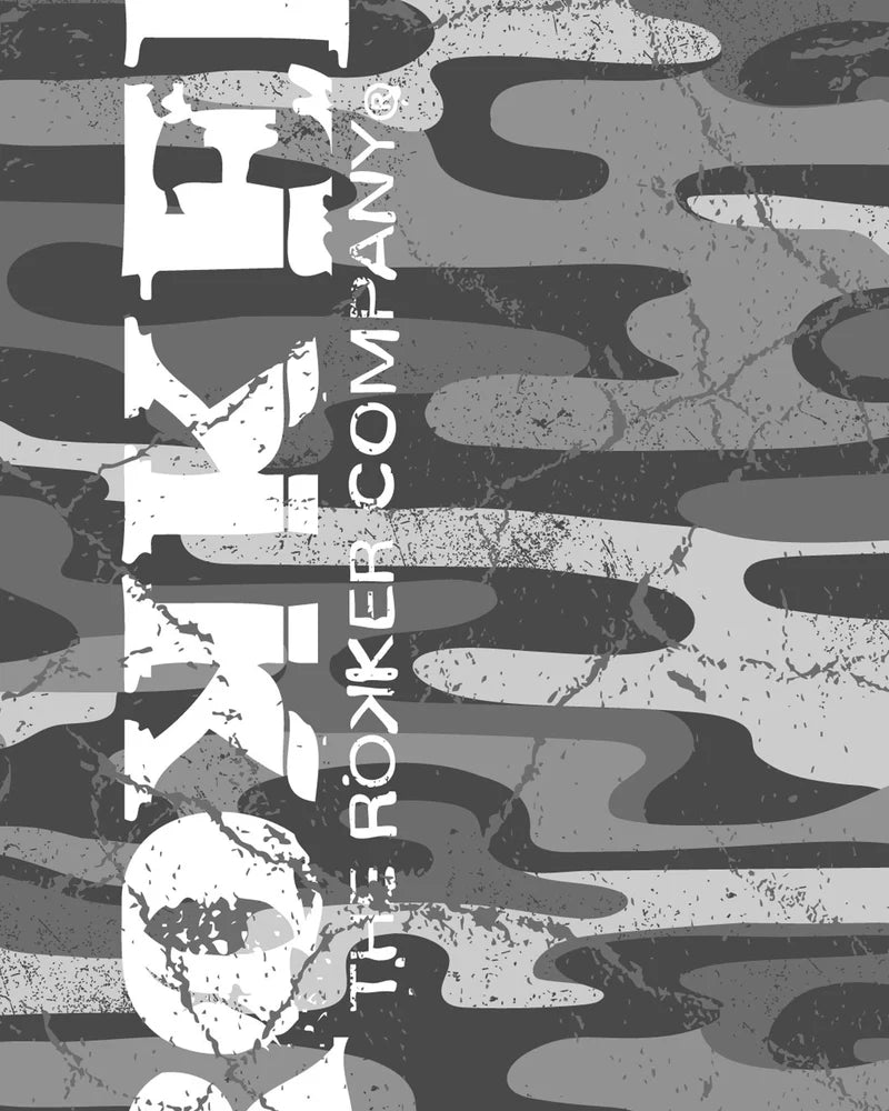 Rokker Neckwarmer Camouflage - Grey