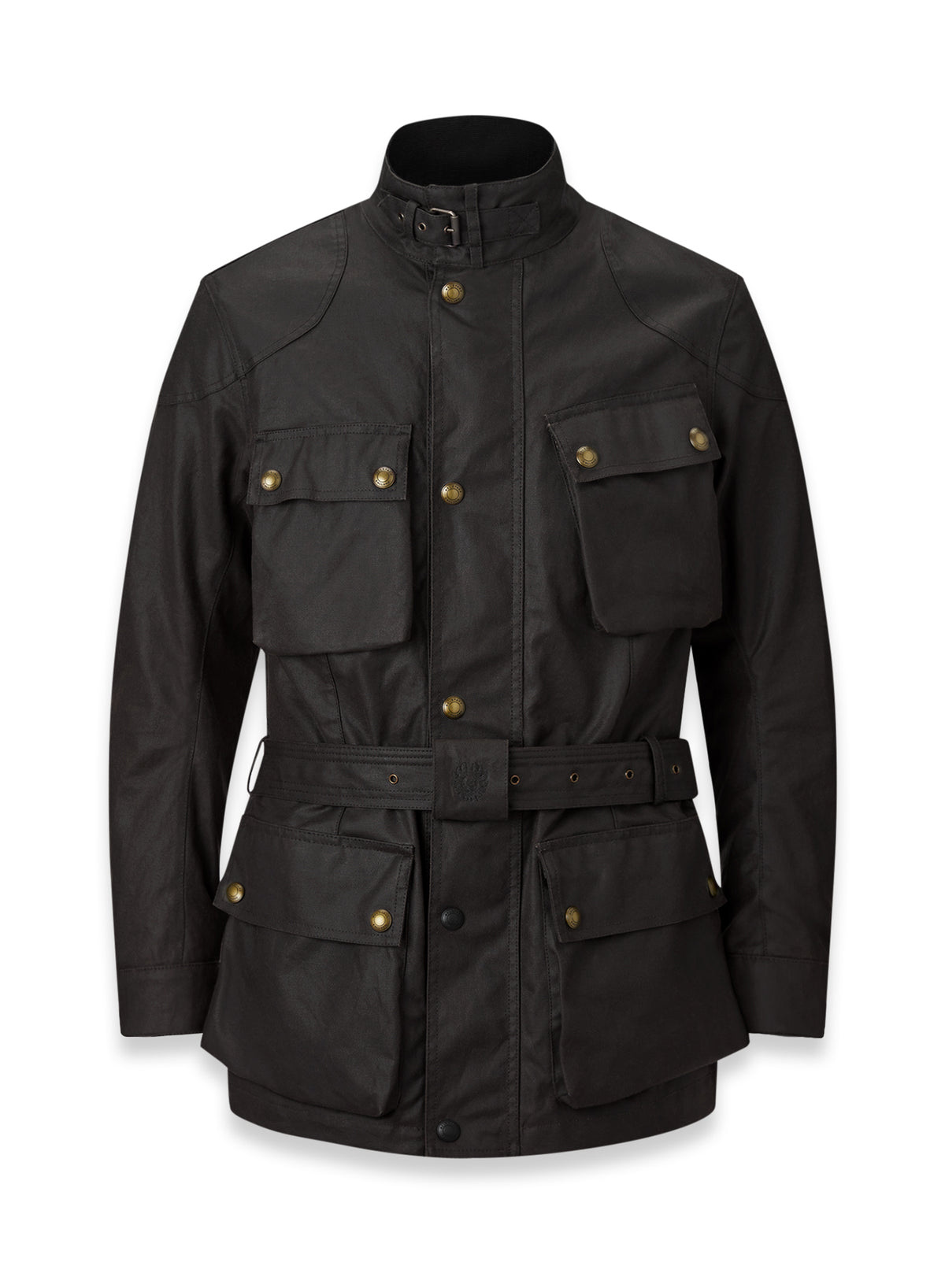 Belstaff Trialmaster Men's Waxed Cotton Jacket Ultracore 8oz - Black - Salt Flats Clothing