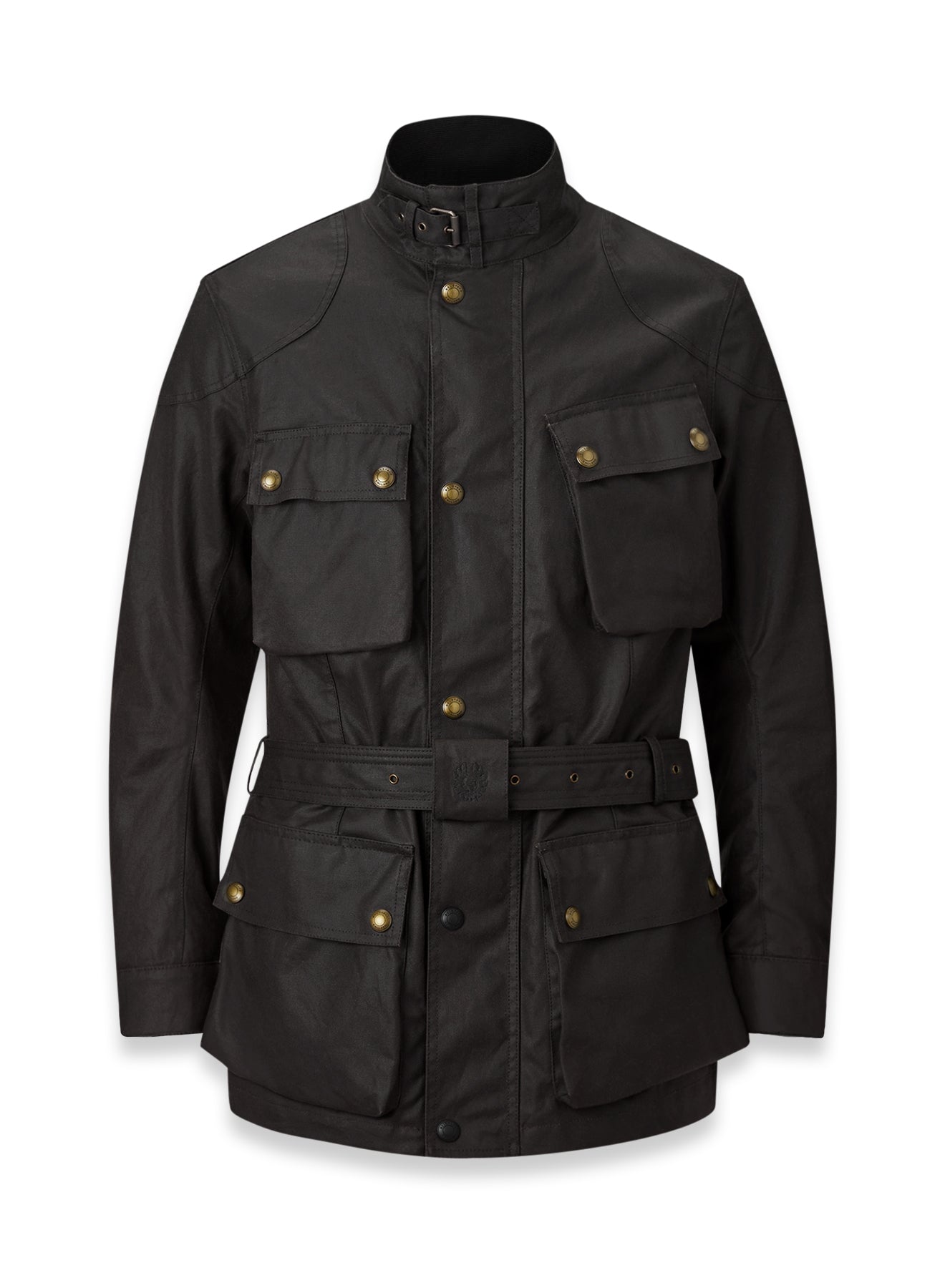 Belstaff Trialmaster Men's Waxed Cotton Jacket Ultracore 8oz - Black - Salt Flats Clothing