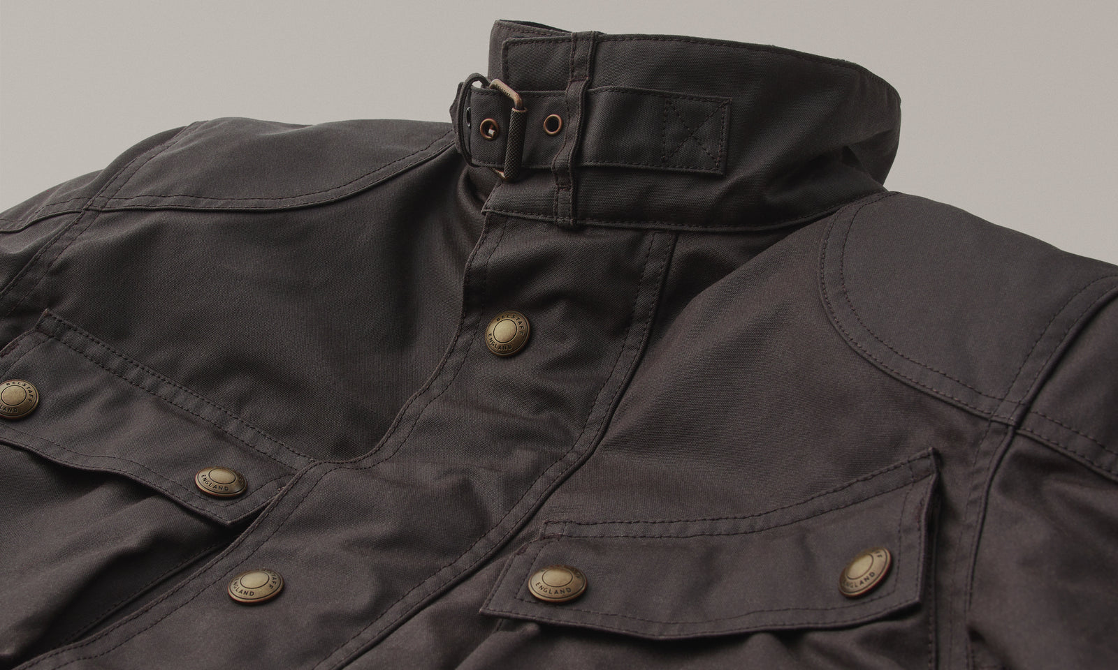 Belstaff Trialmaster Men's Waxed Cotton Jacket Ultracore 8oz - Mahogany