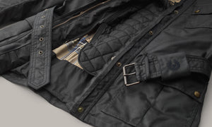 Belstaff Trialmaster Ladies Waxed Cotton Jacket TechWax 8oz - Black - Salt Flats Clothing