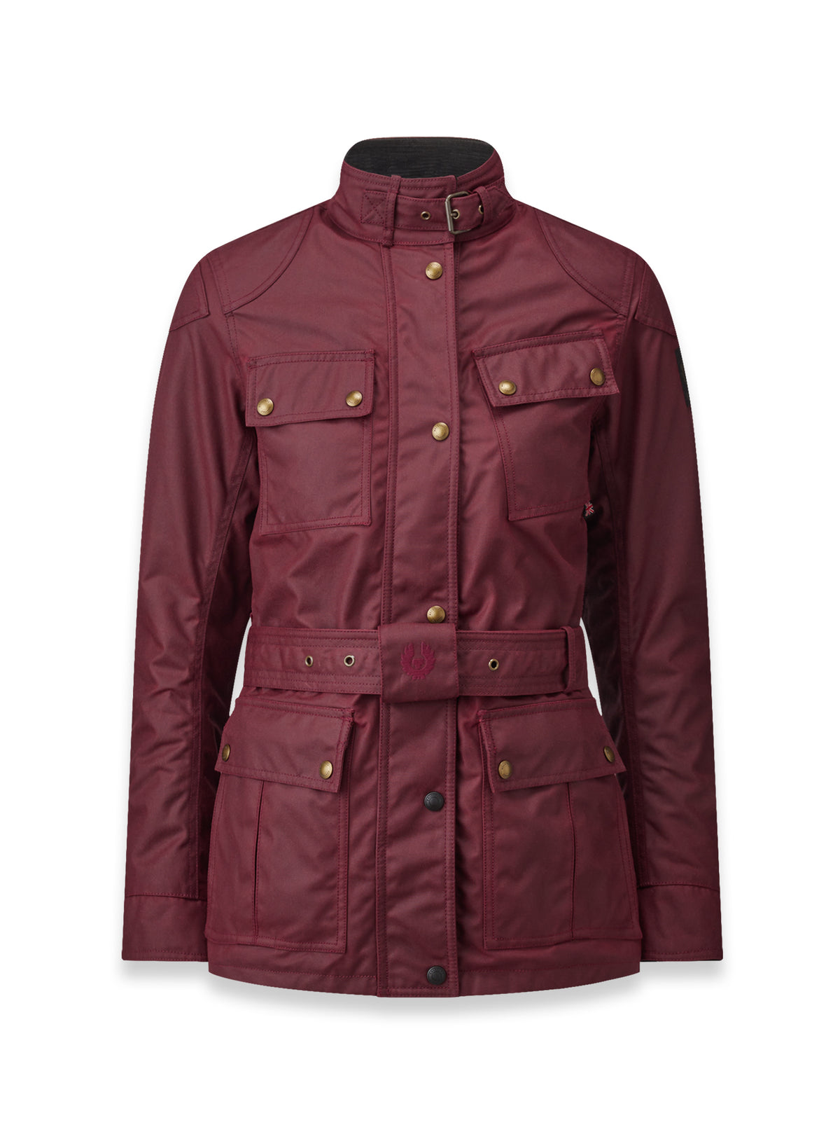 Belstaff Trialmaster Ladies Waxed Cotton Jacket TechWax 8oz - Red - Salt Flats Clothing