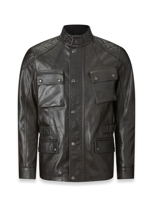 Belstaff Turner Men's Leather Jacket - Antique Black - Salt Flats Clothing