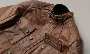 Belstaff Turner Men's Leather Jacket - Burnt Cuero - Salt Flats Clothing