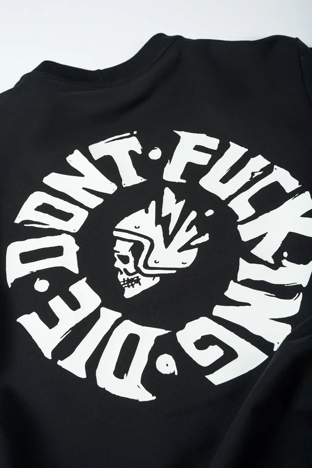 Pando Moto Tommy Don't Die Regular Fit Long Sleeve Unisex T'Shirt - Salt Flats Clothing